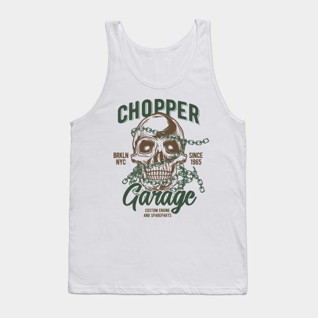 Chopper Garage Tank Top by Verboten